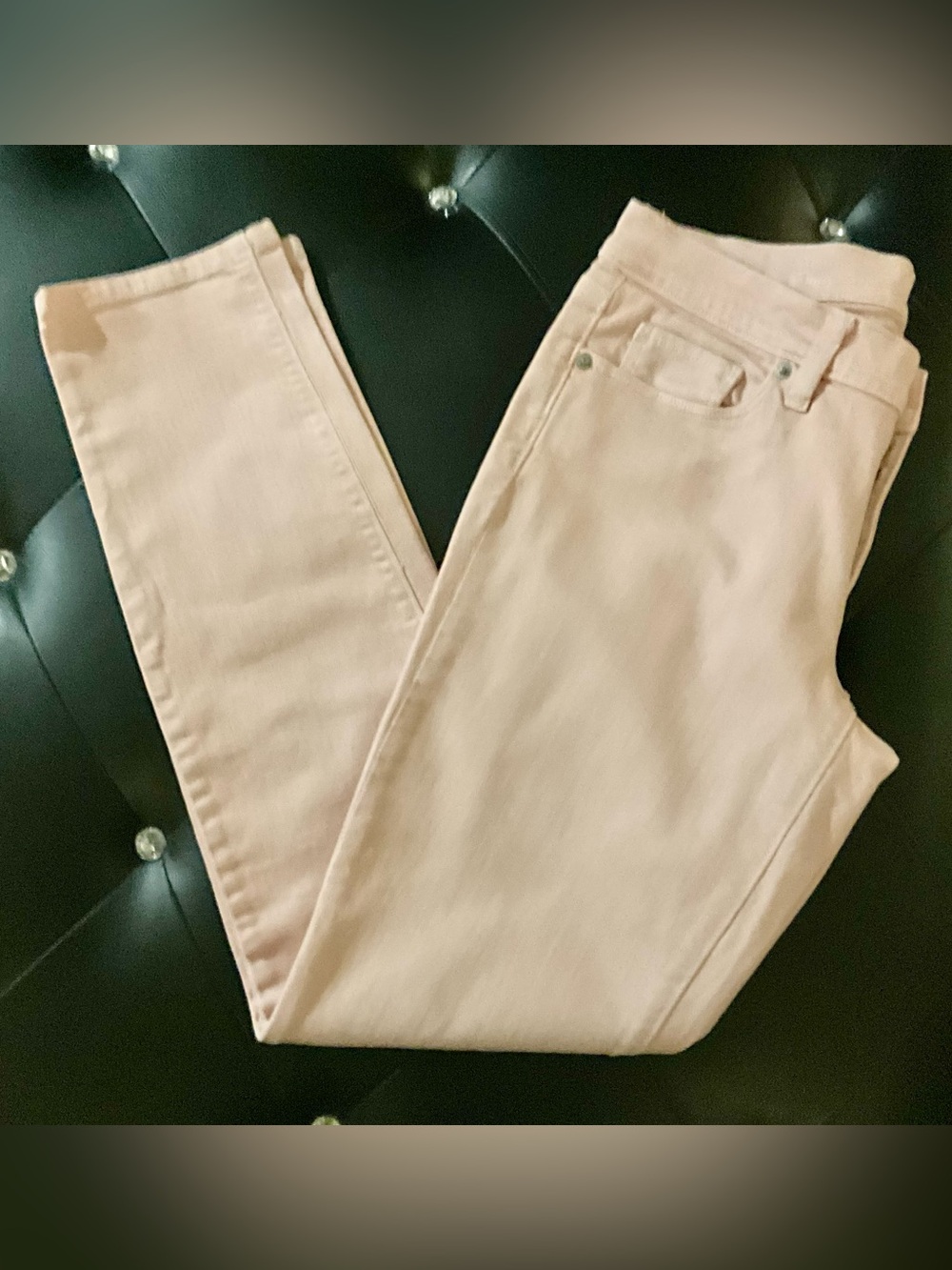 LOFT Blush Pink Straight-Leg Jeans